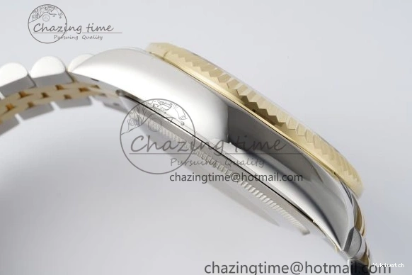 SS Jubilee on SS Best Noob Skydweller Dial White YG Edition A23J Bracelet YG 1230